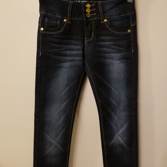 Girl's Skinny legged jeans SZ 8 R - Picture 2 of 4